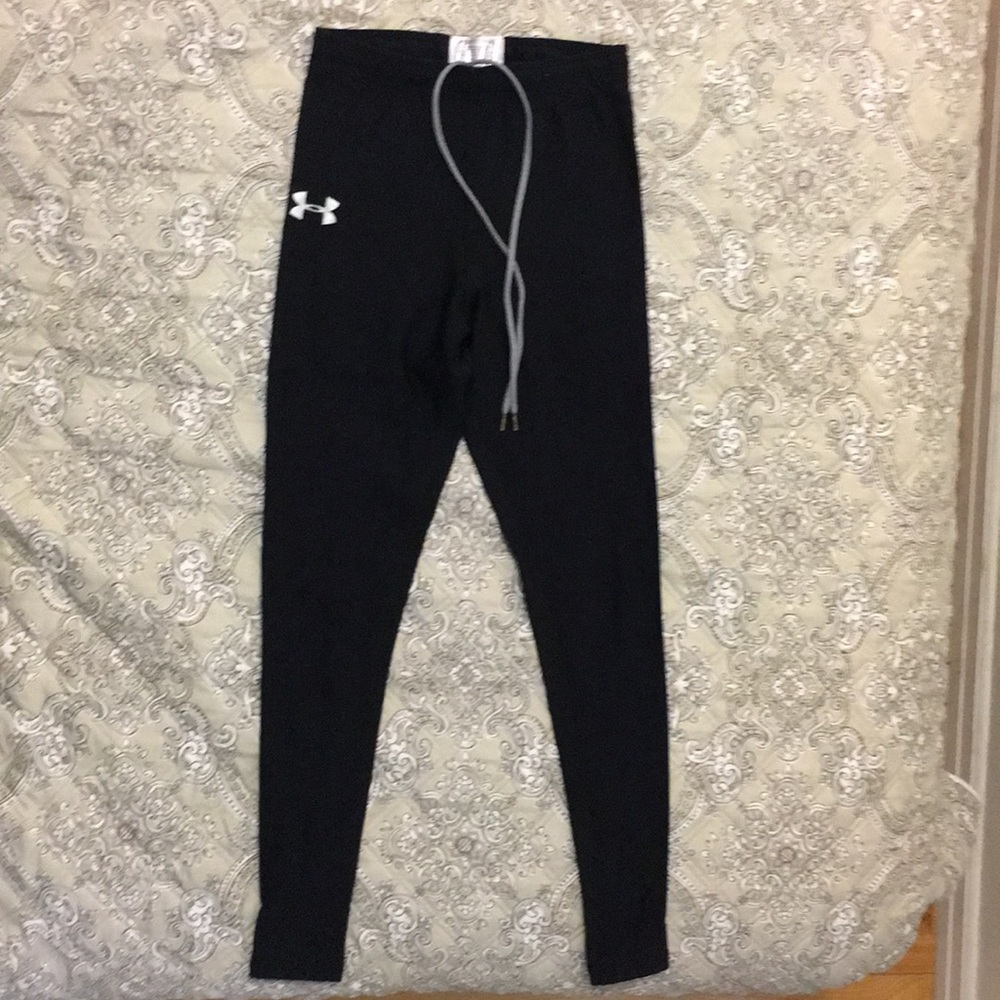Men’s Black Under Armour Tights Size S